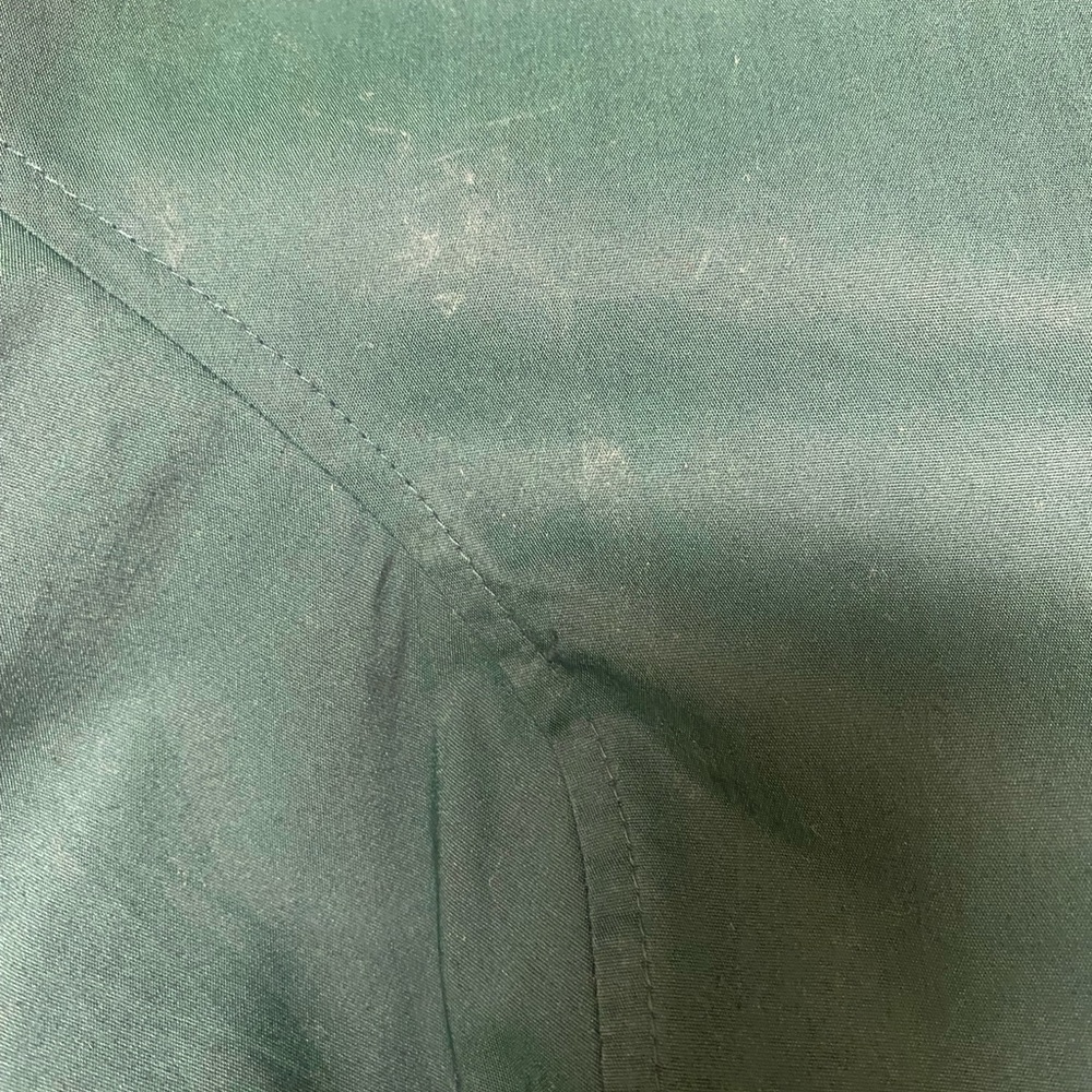 New York & Company Size L Lg sleeve-button down shirts-Royal/Emerald green/Black - Picture 12 of 13